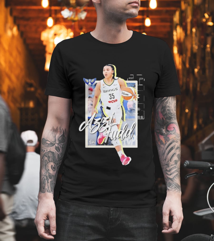 Azzi Fudd Dallas Wings 35 Basketball WNBA Slam Magazine Cover Sports Fashion T-Shirt