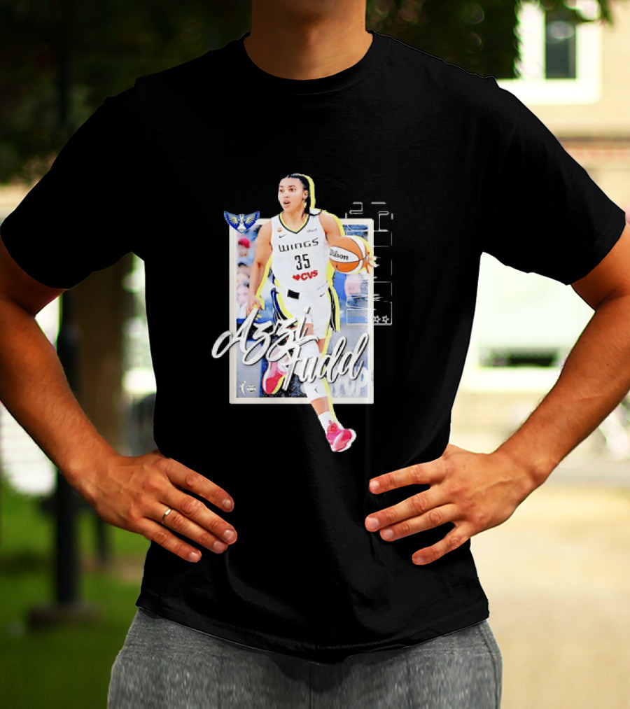 Azzi Fudd Dallas Wings 35 Basketball WNBA Slam Magazine Cover Sports Fashion T-Shirt
