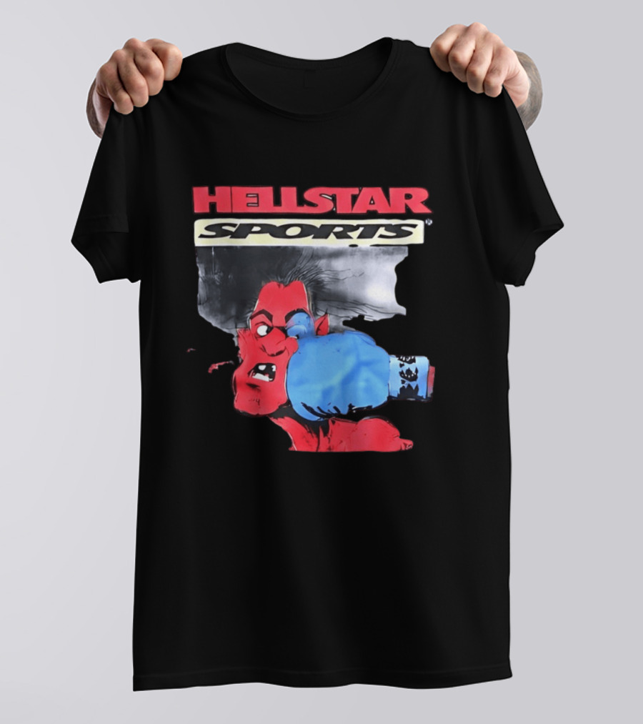 Hellstar Sports Boxing Comic Urban Streetwear T-Shirt
