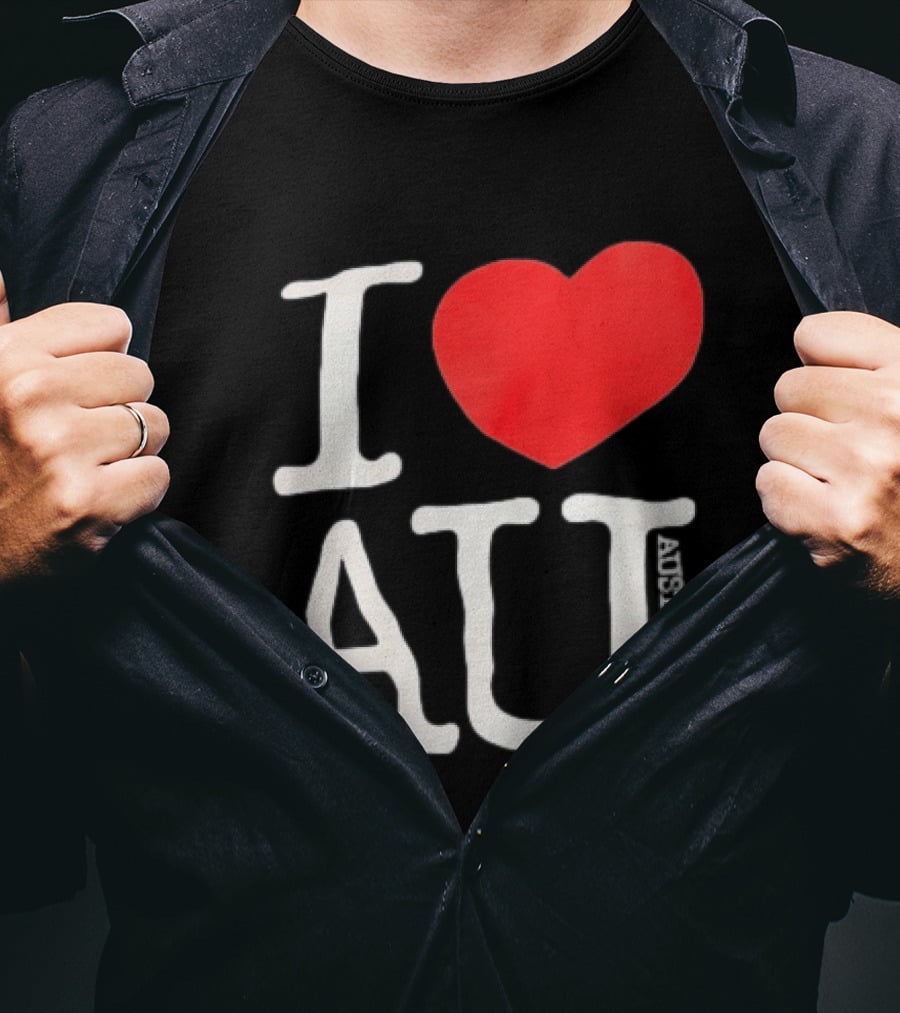 I Love AU Heart Australia Souvenir T-Shirt