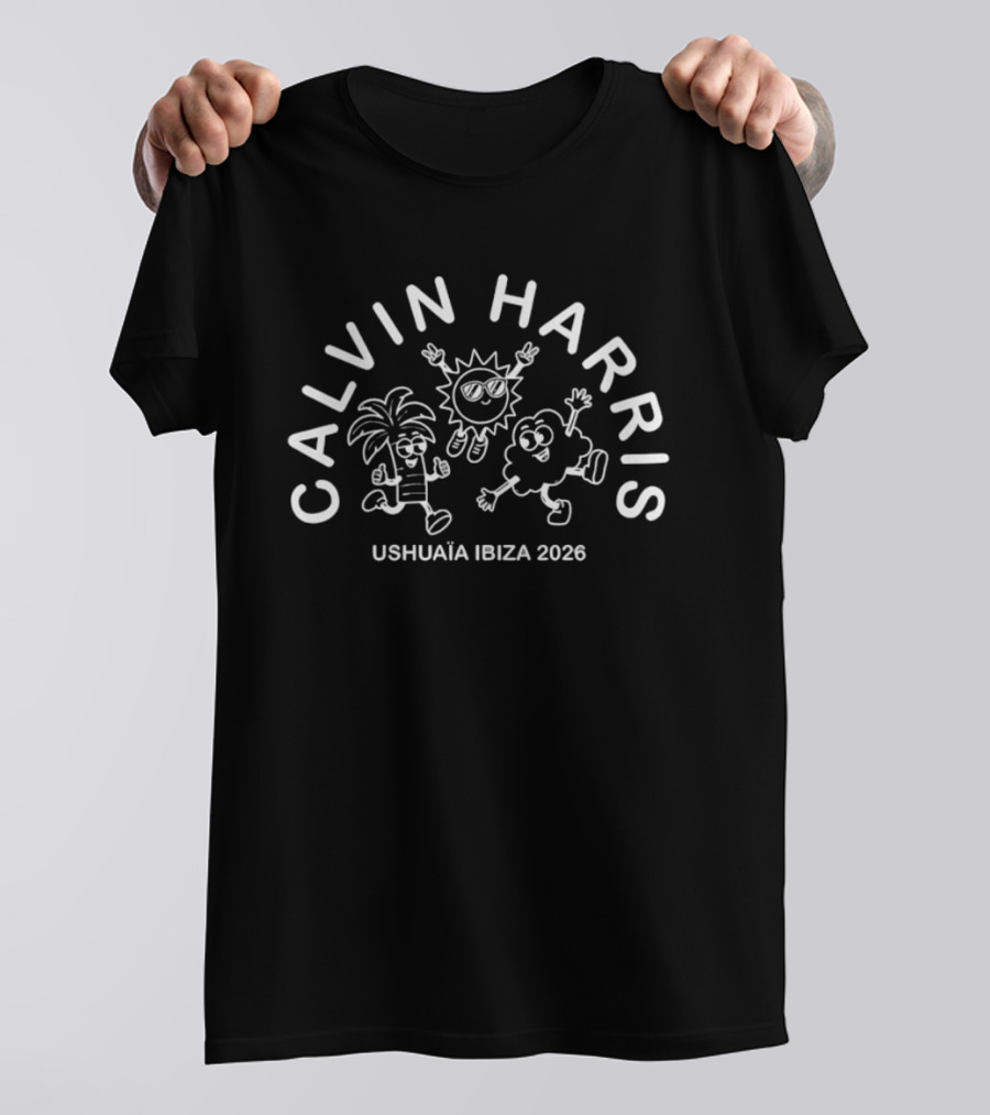 Calvin Harris Ushuaia Ibiza 2026 DJ Electronic Music Festival T-Shirt