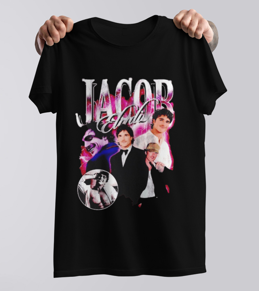 Jacob Elordi Collage Joker Suit Hat Aesthetic T-Shirt