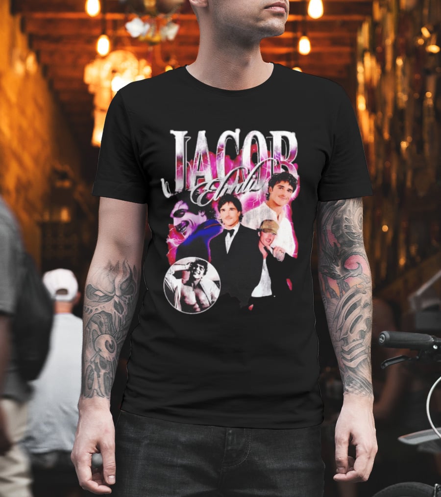 Jacob Elordi Collage Joker Suit Hat Aesthetic T-Shirt