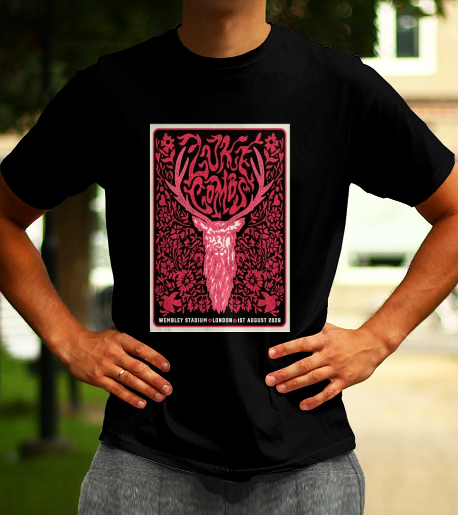 Luke Combs Wembley Stadium London 1st August 2026 Floral Antler T-Shirt