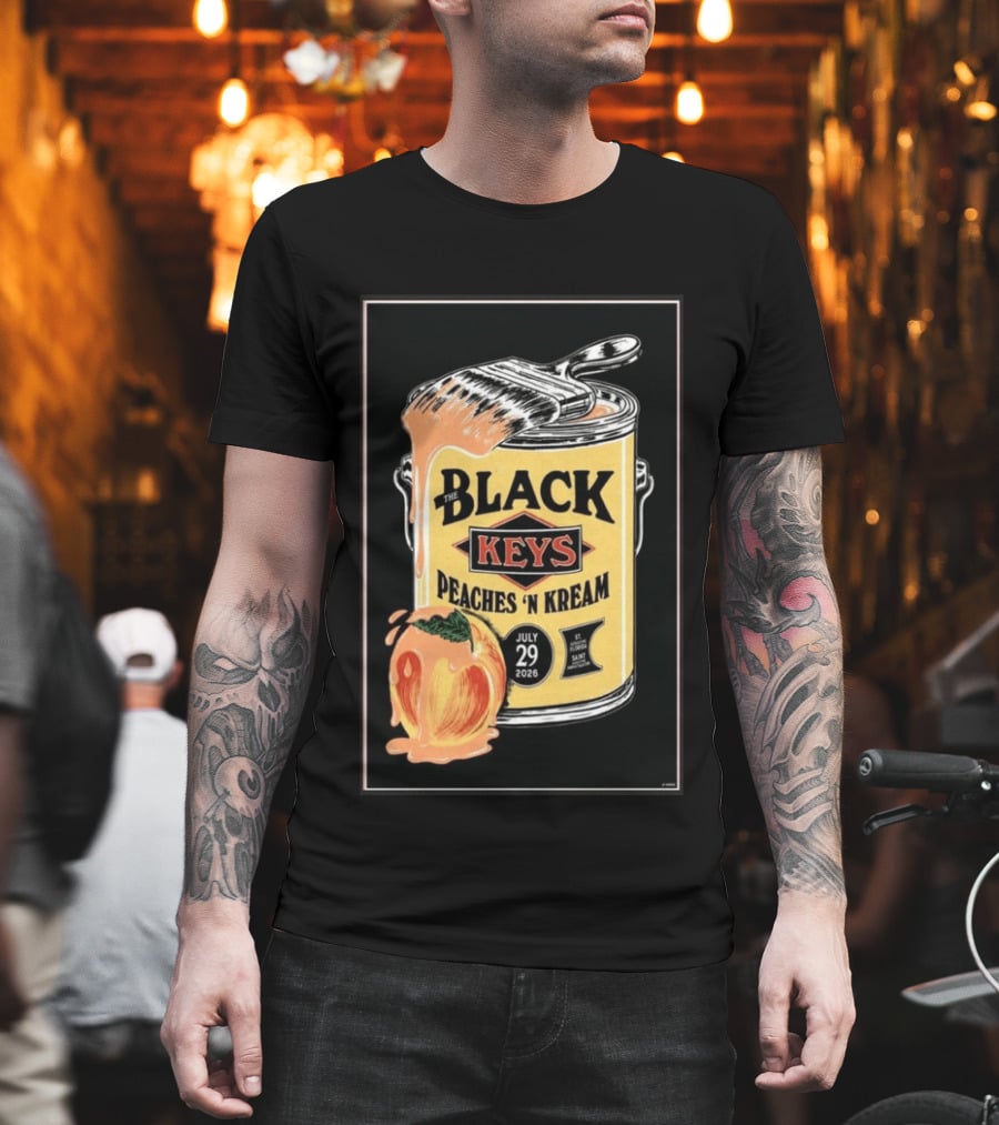 The Black Keys Peaches 'N Kream July 29 2026 St. Augustine Florida T-Shirt