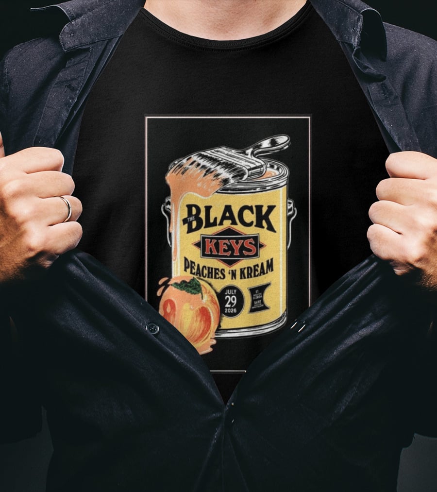 The Black Keys Peaches 'N Kream July 29 2026 St. Augustine Florida T-Shirt