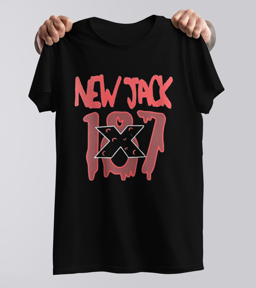 New Jack 187 X Graphic Red Drip T-Shirt