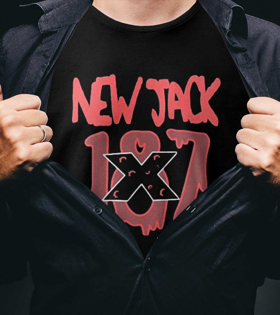 New Jack 187 X Graphic Red Drip T-Shirt