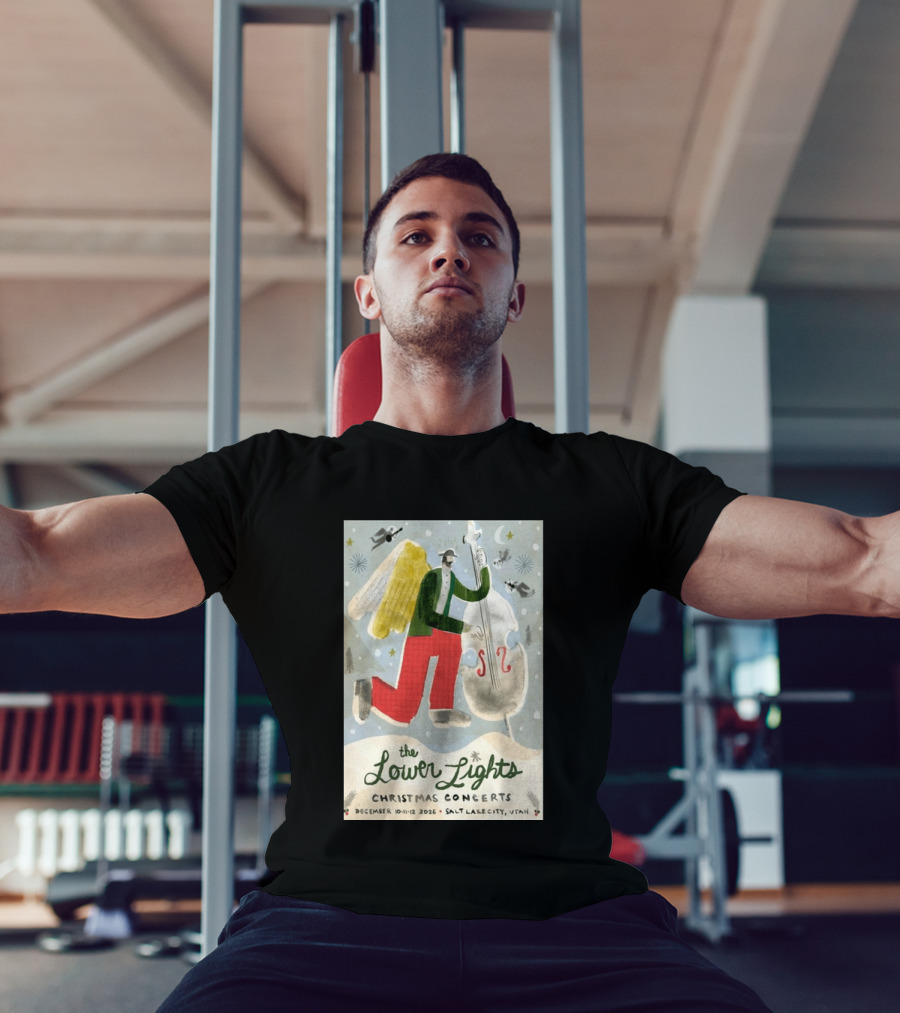 The Lower Lights Christmas Concerts December 10 11 12 2026 Salt Lake City Utah Angel T-Shirt