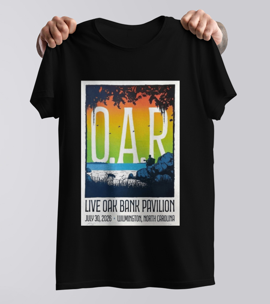 O.A.R. Live Oak Bank Pavilion July 30 2026 Wilmington North Carolina T-Shirt