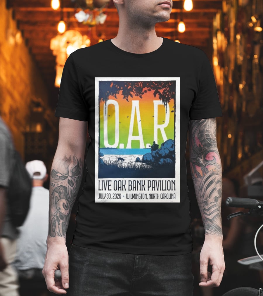 O.A.R. Live Oak Bank Pavilion July 30 2026 Wilmington North Carolina T-Shirt