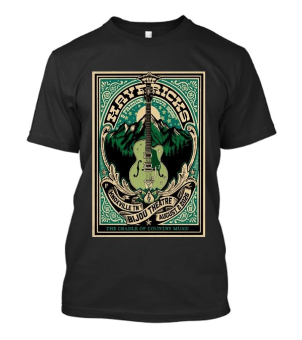 The Mavericks Brand New Day Tour 2026 Knoxville TN Bijou Theatre August 2 Cradle Of Country Music T-Shirt