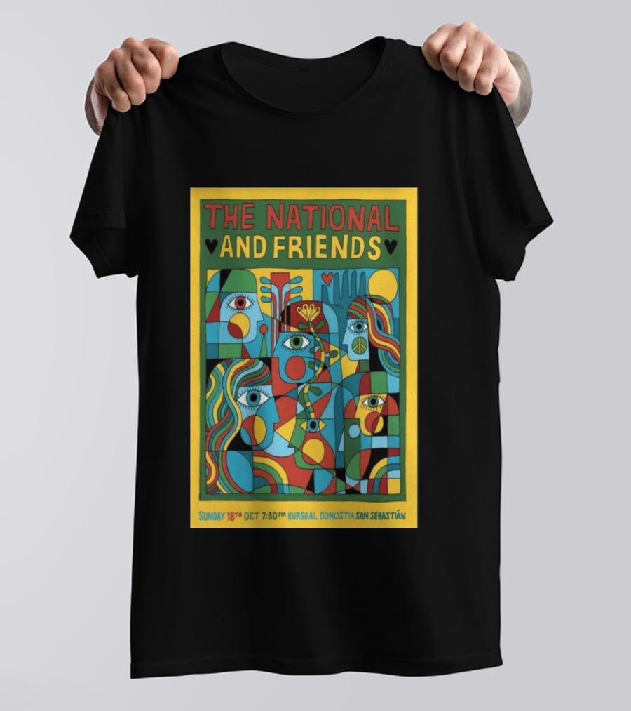 The National And Friends San Sebastián Concert October 18 Kursaal Donostia T-Shirt