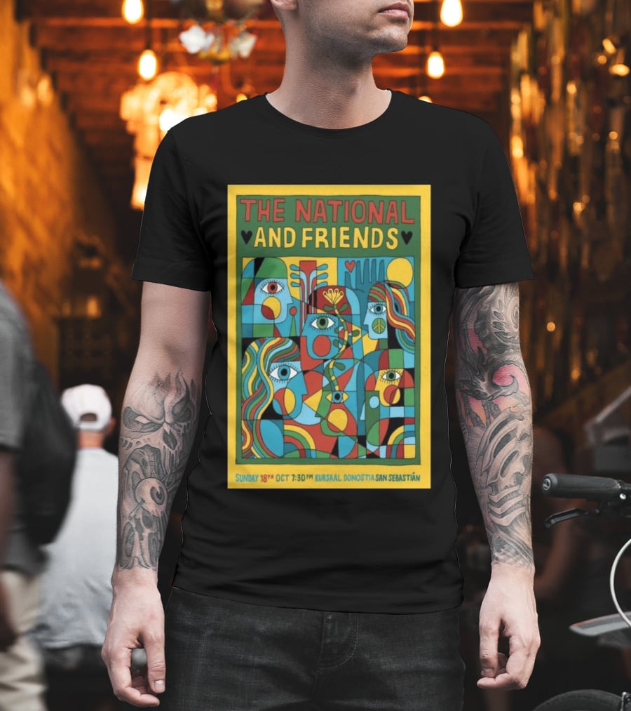 The National And Friends San Sebastián Concert October 18 Kursaal Donostia T-Shirt
