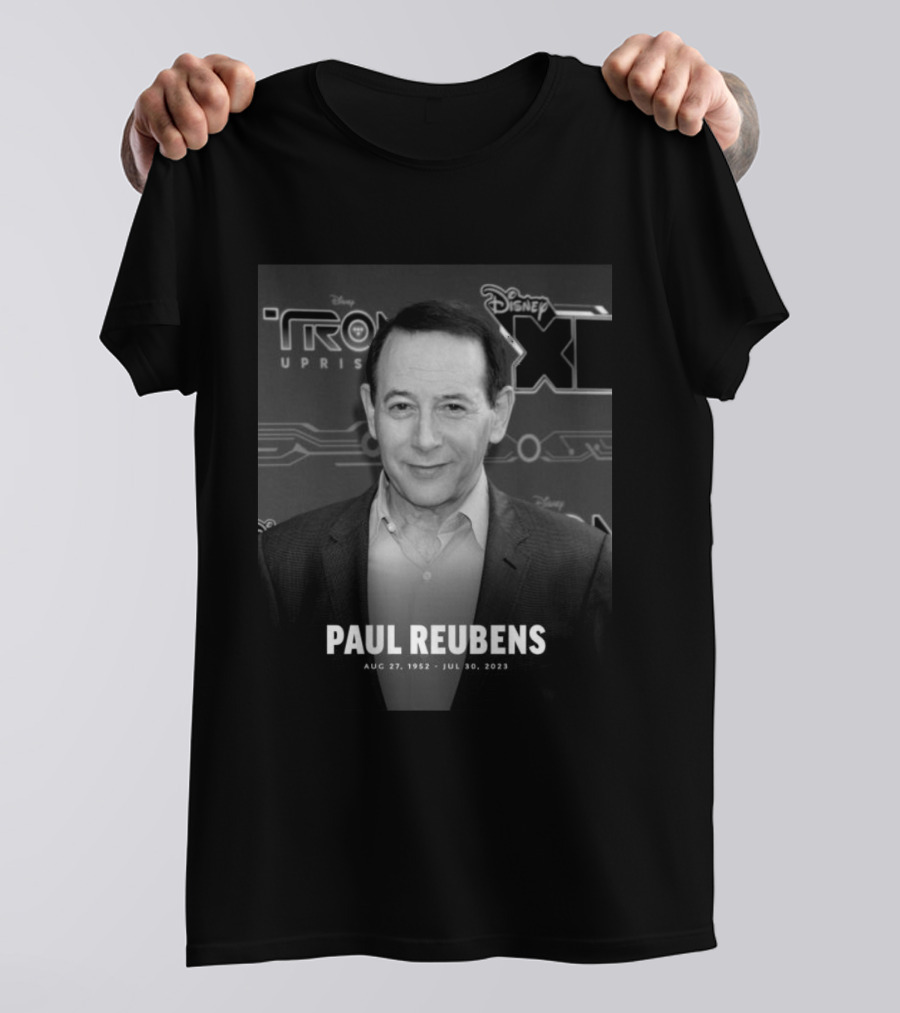 Paul Reubens Disney Tron Uprising Aug 27 1952 Jul 30 2023 T-Shirt