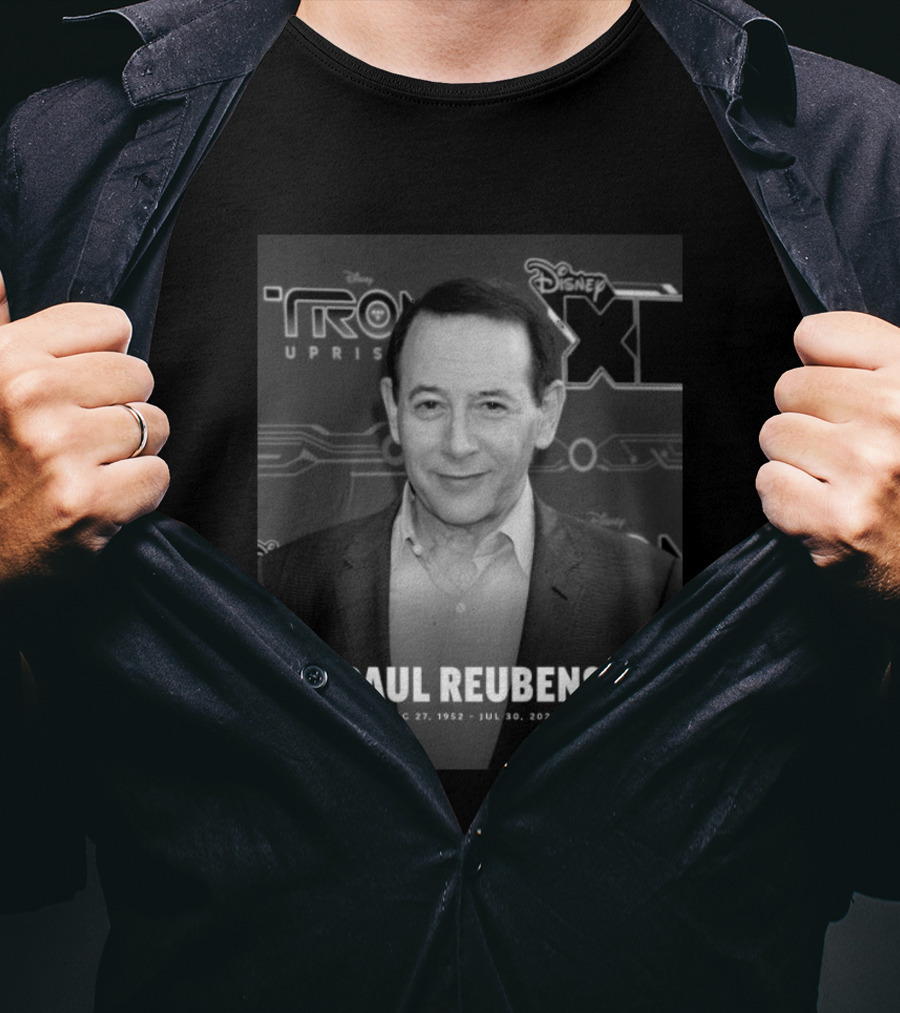 Paul Reubens Disney Tron Uprising Aug 27 1952 Jul 30 2023 T-Shirt