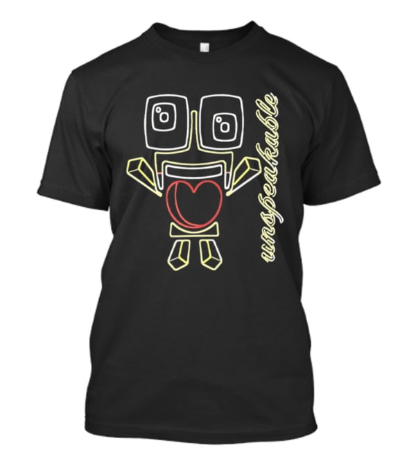 Unspeakable Neon Heart Character YouTube T-Shirt