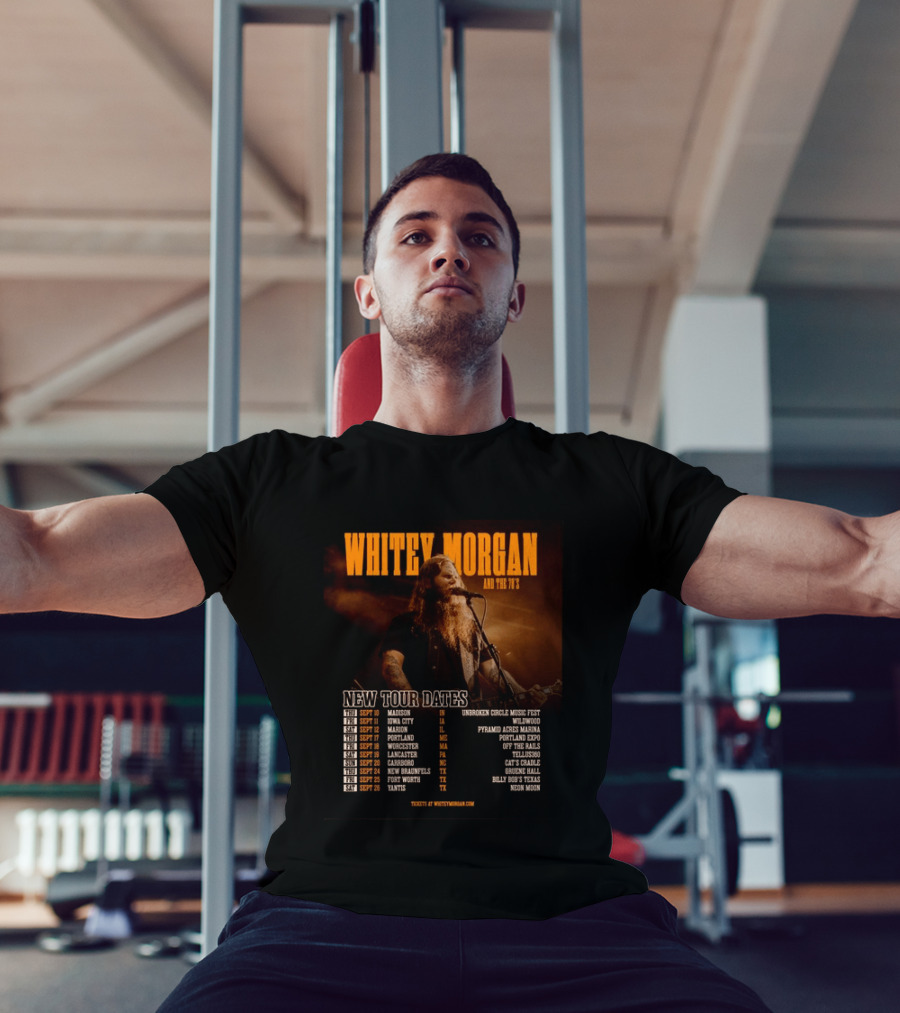 Whitey Morgan And The 78's New Tour Dates 2026 Concert Schedule T-Shirt