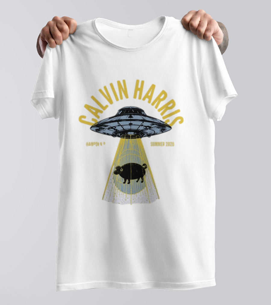 Calvin Harris UFO Sheep Hampden Park Summer 2026 T-Shirt