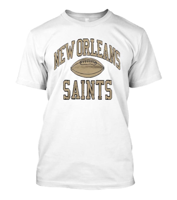New Orleans Saints Distressed Football Team Fan T-Shirt