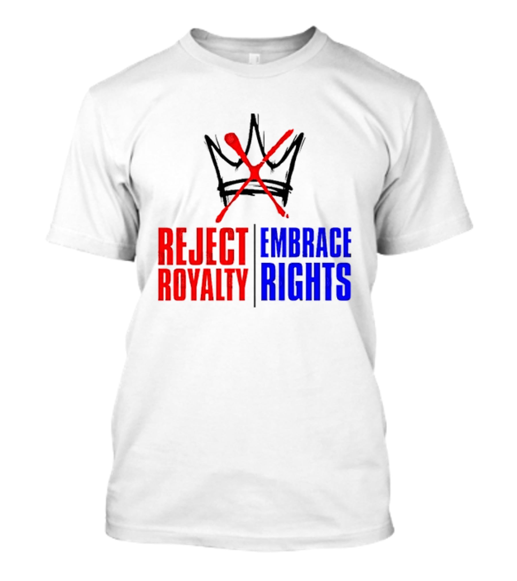 Reject Royalty Embrace Rights Protest Solidarity No Kings T-Shirt