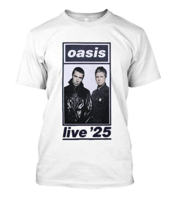 Oasis Live 2025 Liam Gallagher Band Tour T-Shirt