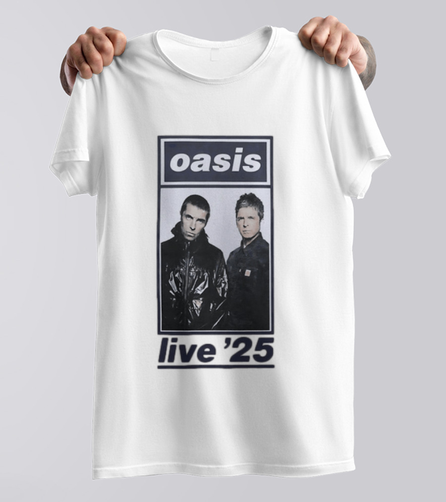Oasis Live 2025 Liam Gallagher Band Tour T-Shirt
