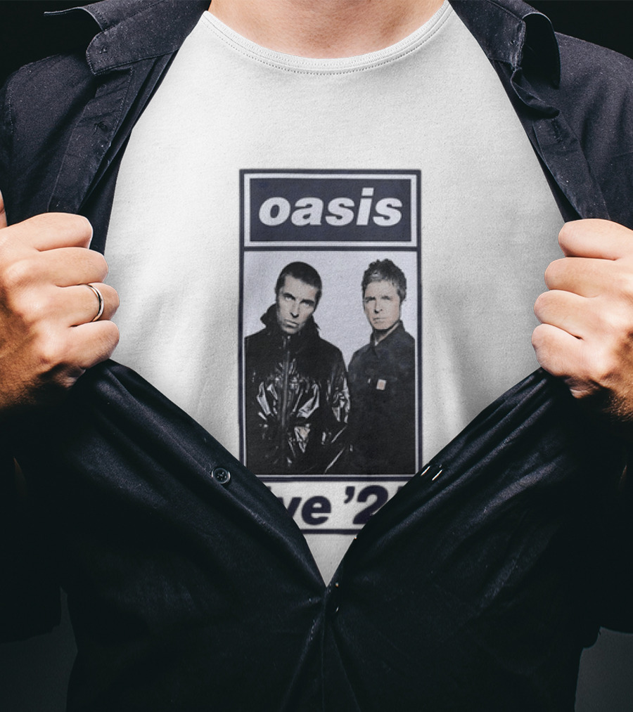 Oasis Live 2025 Liam Gallagher Band Tour T-Shirt