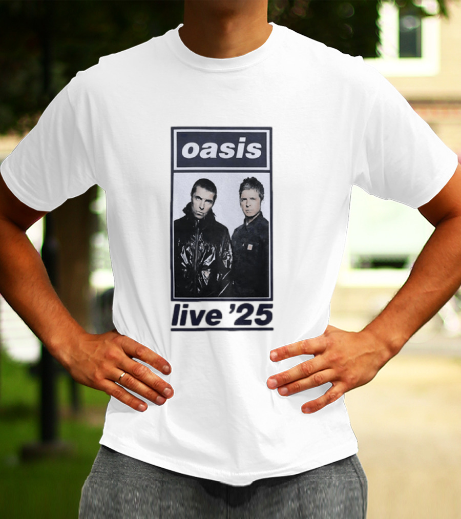 Oasis Live 2025 Liam Gallagher Band Tour T-Shirt
