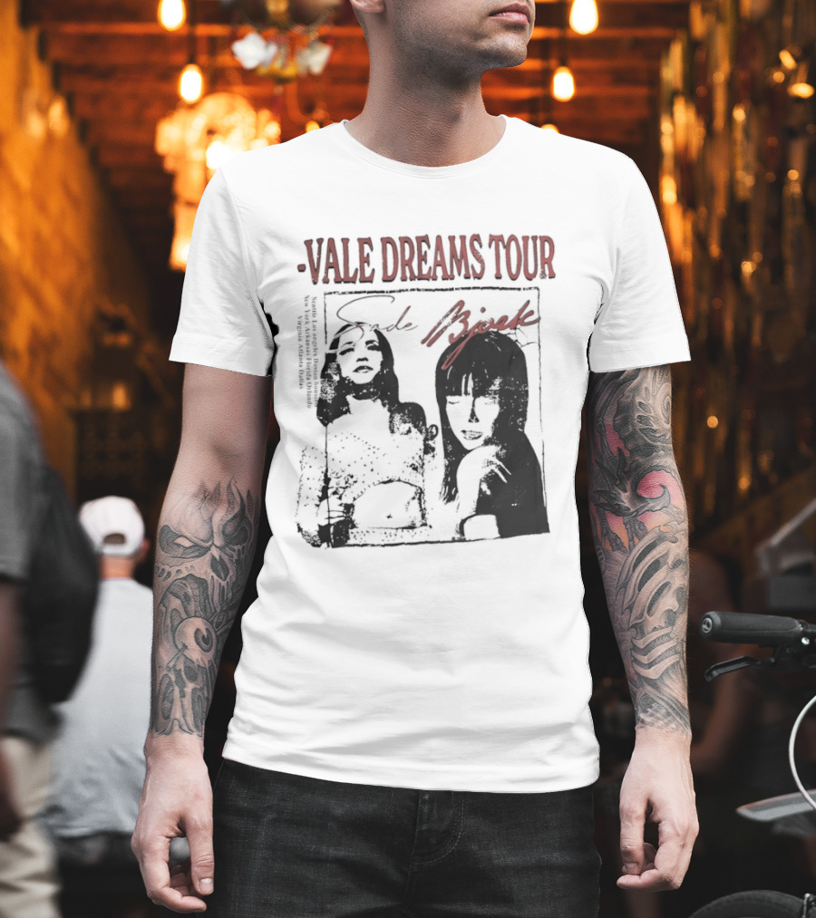 Vale Dreams Tour Sade Bjork 90s T-Shirt