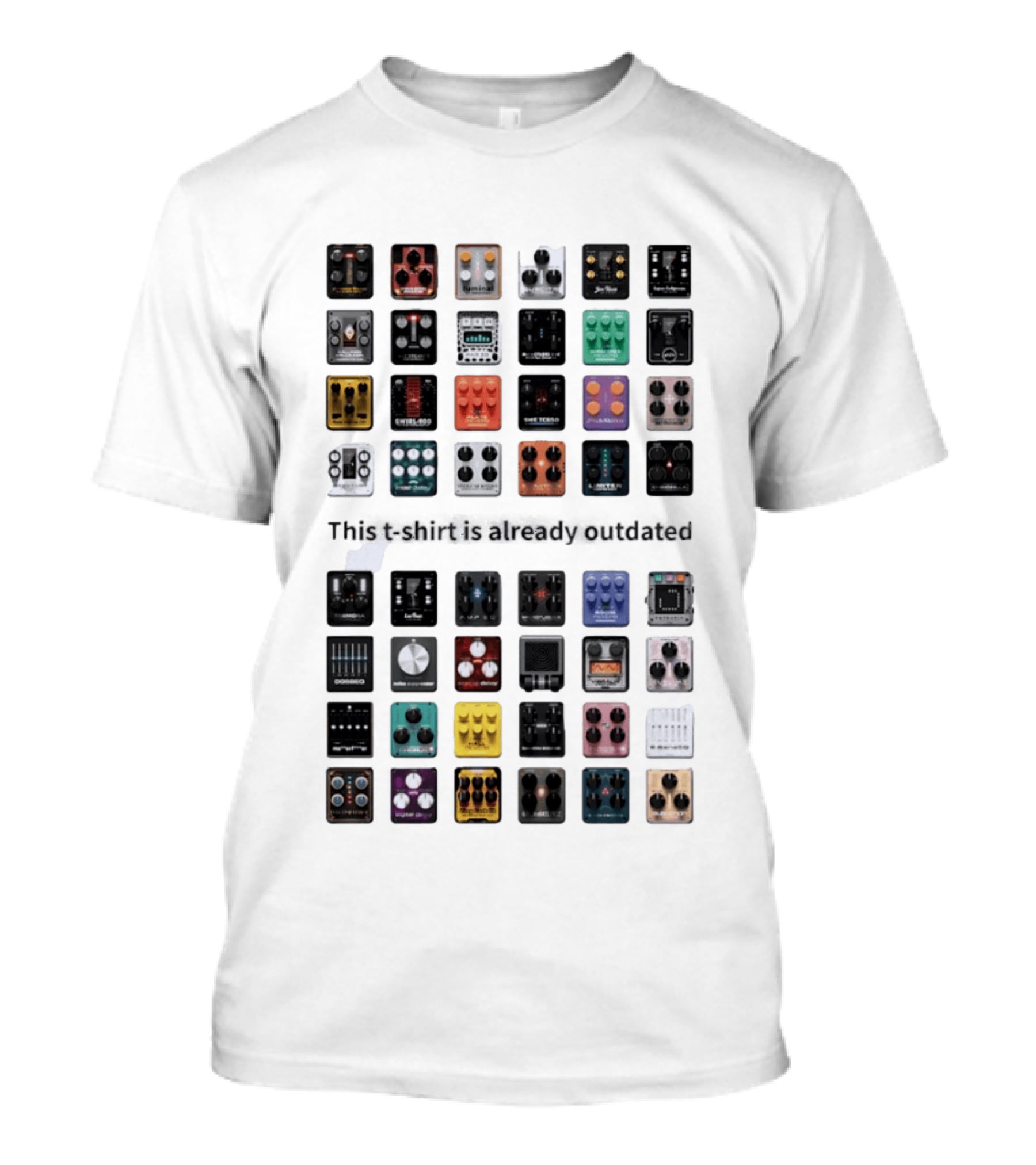 This Is Already Outdated Guitar Pedal Collection Effects T-Shirt