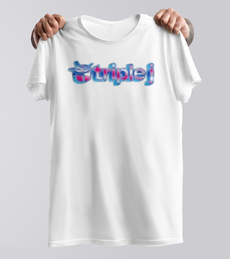 Triple J Dot Wav White T-Shirt
