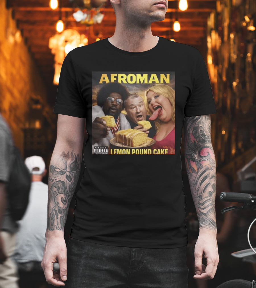 Afroman Lemon Pound Cake Featuring Iconic Cover T-Shirt