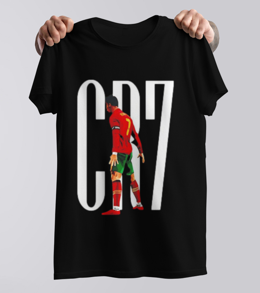 CR7 Cristiano Ronaldo Portugal National Team Iconic Number 7 Soccer Legend T-Shirt