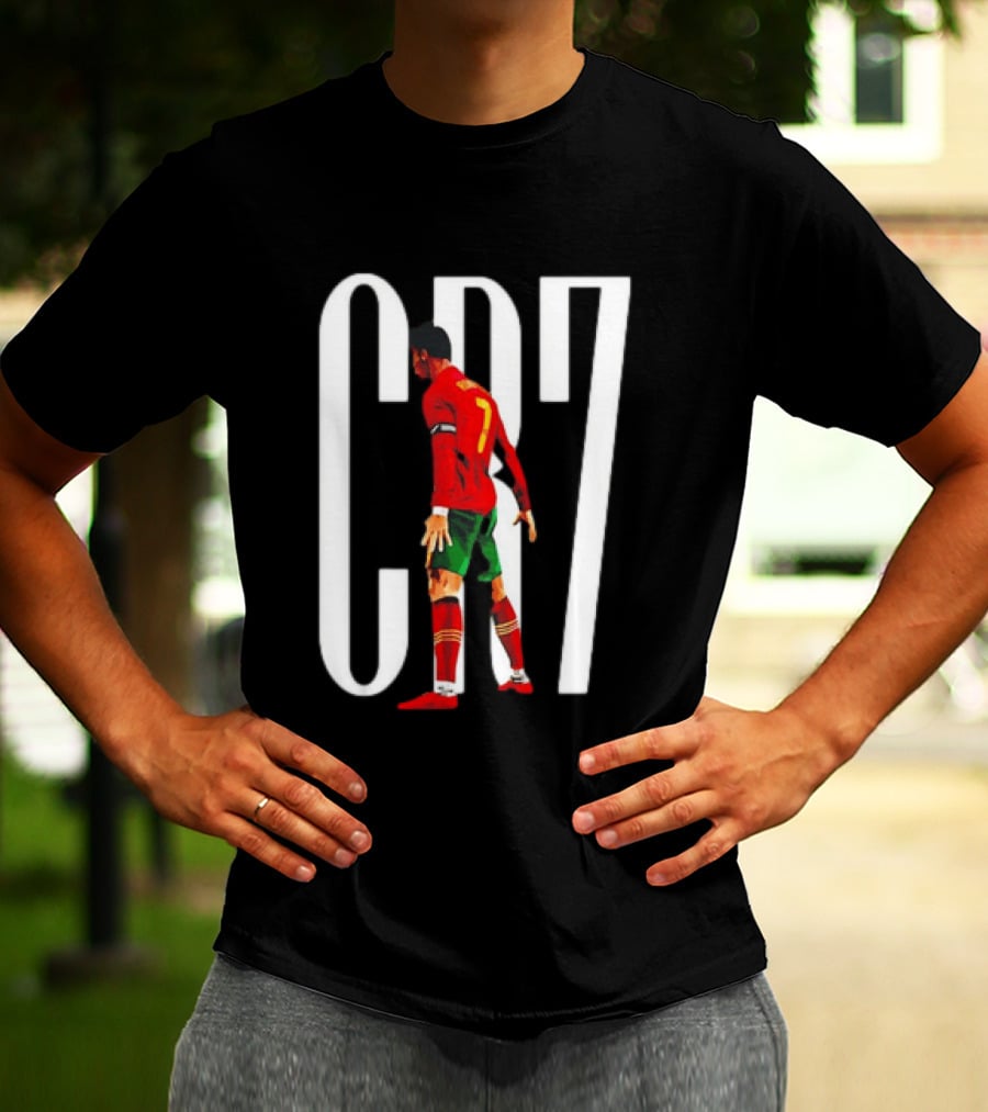CR7 Cristiano Ronaldo Portugal National Team Iconic Number 7 Soccer Legend T-Shirt