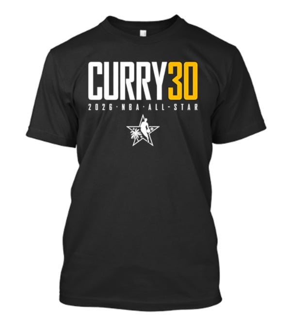Curry30 2026 NBA All Star Golden State Warriors Iconic Basketball Star T-Shirt