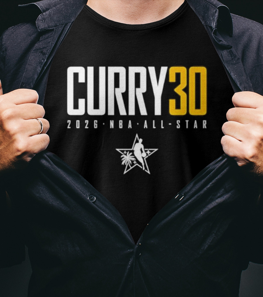 Curry30 2026 NBA All Star Golden State Warriors Iconic Basketball Star T-Shirt