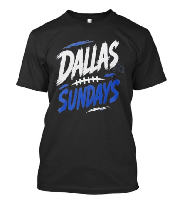 Dallas Sundays Football Brushstroke T-Shirt