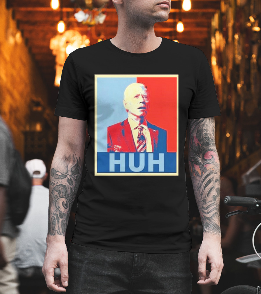 Huh Joe Biden Red Blue T-Shirt