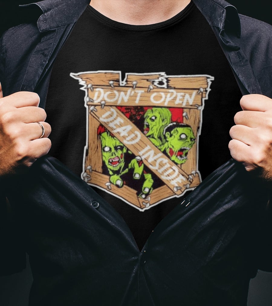 New York Rangers Halloween Don't Open Dead Inside Zombie T-Shirt