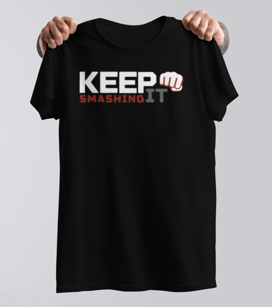 Duayne Pearce Store Womens Keep Smashing It T-Shirt