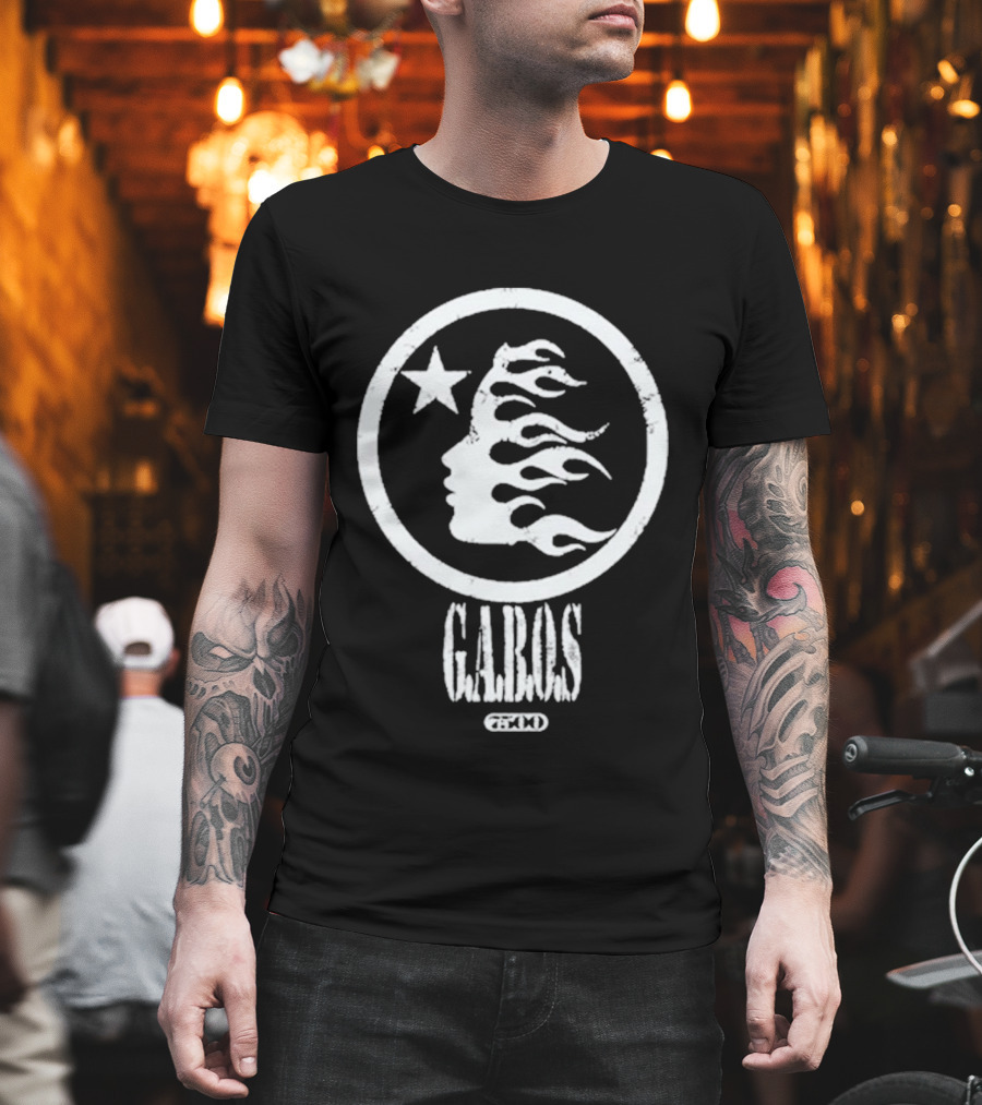 Gabos Hellstar Flame Profile Star T-Shirt