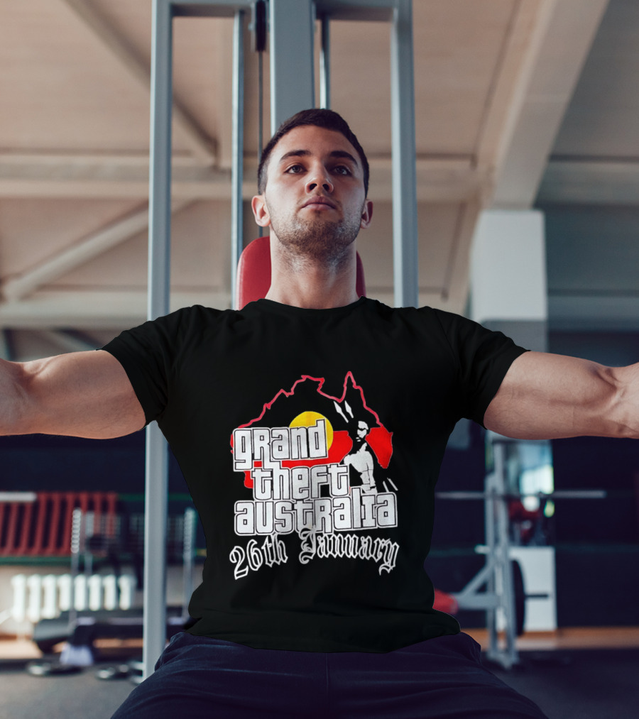 Grand Theft Australia 26th January Map Australian T-Shirt