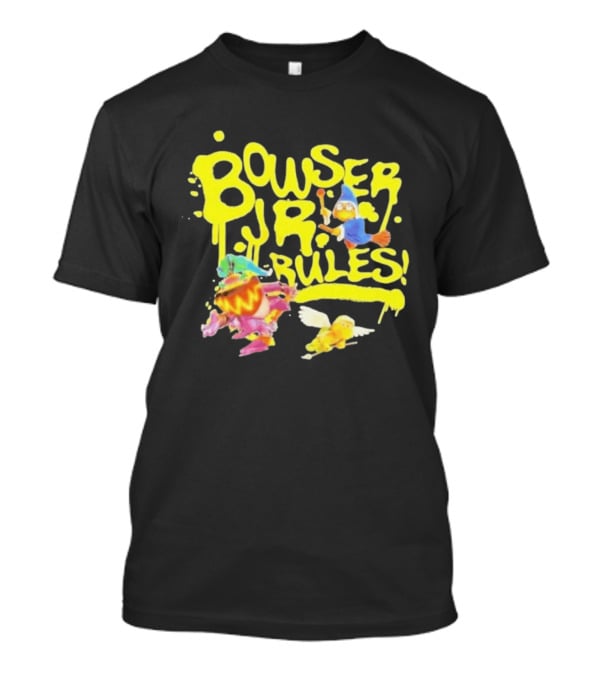 Bowser Jr Rules With Colorful Characters And Fun Styles T-Shirt