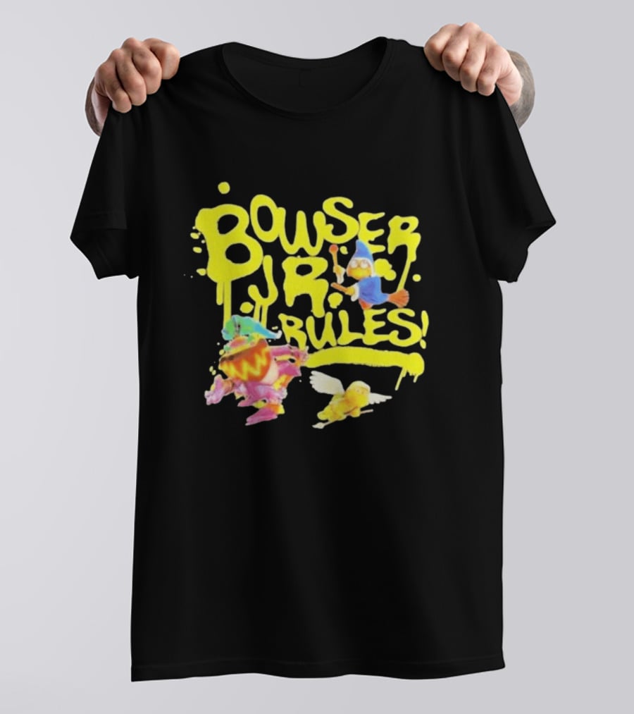 Bowser Jr Rules With Colorful Characters And Fun Styles T-Shirt
