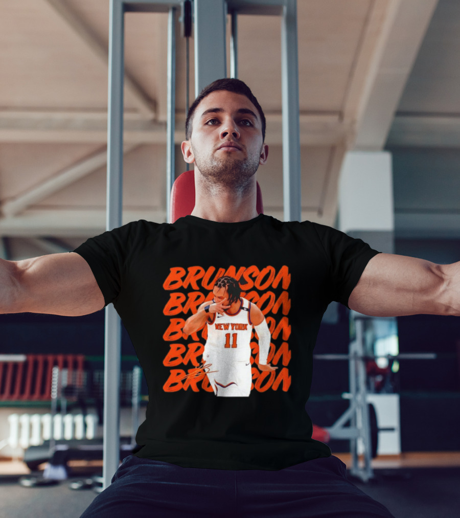 Brunson 11 New York Knicks Basketball Player T-Shirt