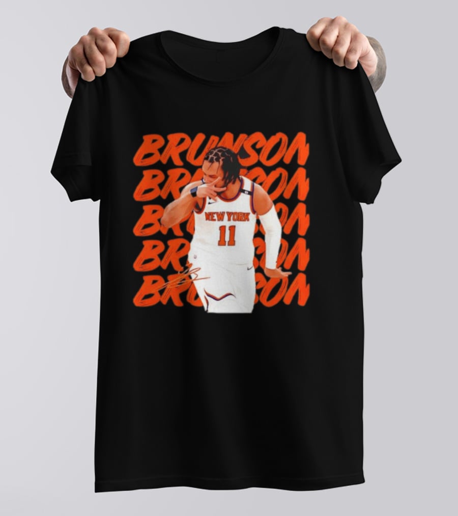 Brunson 11 New York Knicks Basketball Player T-Shirt
