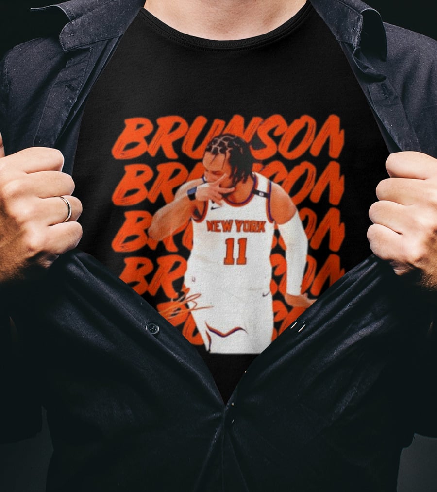 Brunson 11 New York Knicks Basketball Player T-Shirt
