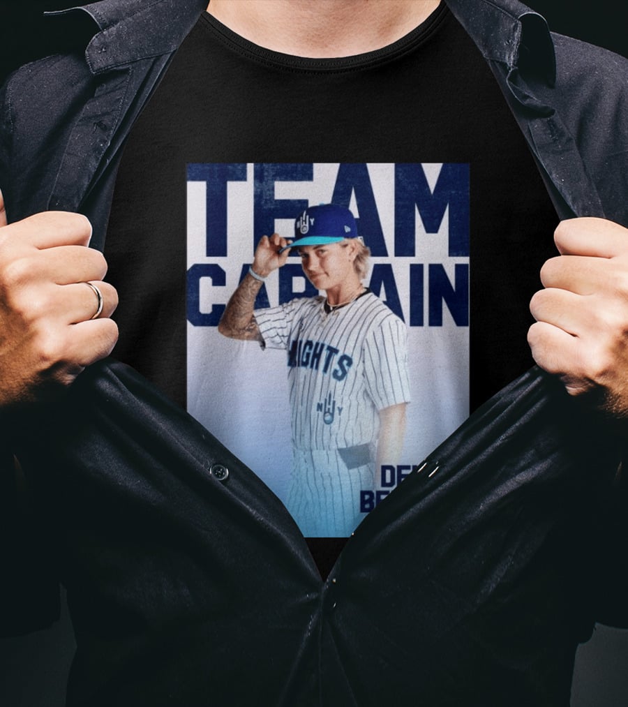 Team Captain Denae Benites New York Heights Baseball Team T-Shirt