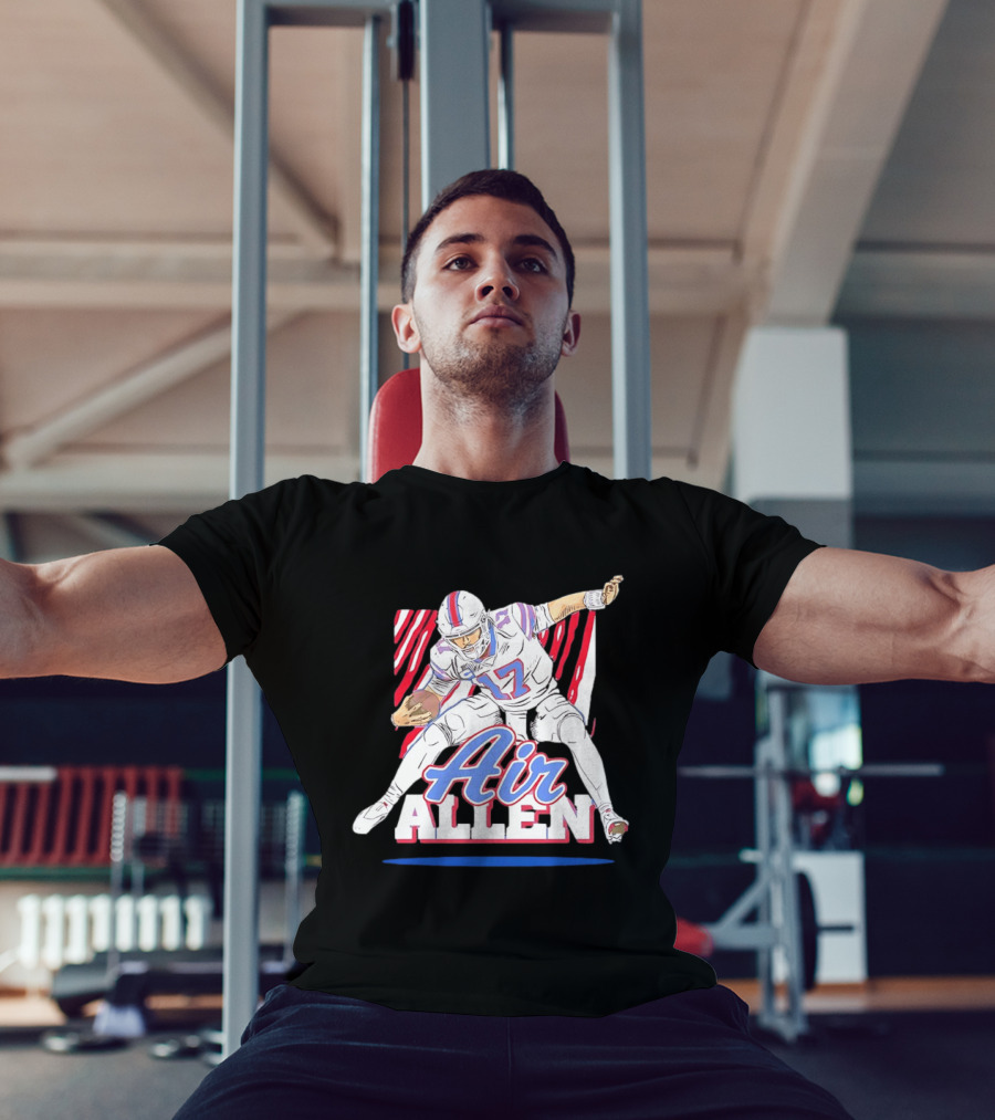 Buffalo Bills Air Allen Football Player Pose T-Shirt